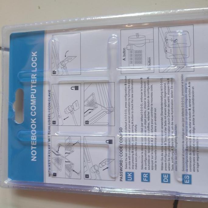 New- Kensington Lock Kunci Laptop Kombinasi Angka Number