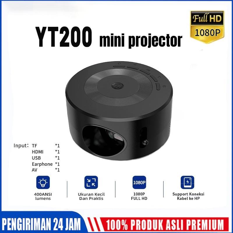 X1 Mini Portabel - Proyektor Lensa Lcd - Speaker Internal - Dapat Dihubungkan Ke Ponsel Atau Headpho