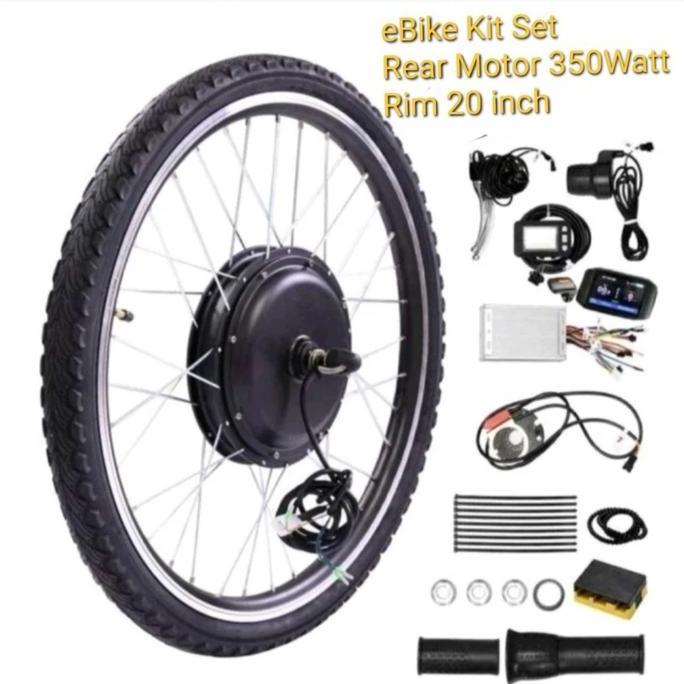 E Bike Set 48V Motor 500watt Konversi Sepeda Listrik eBike Kit Only