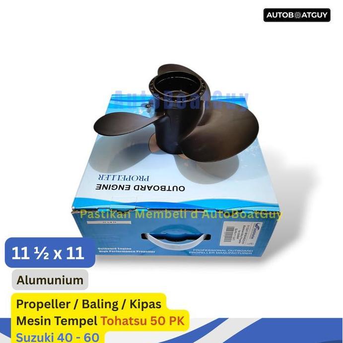 Propeller / Baling / Kipas Mesin Tempel Tohatsu 50 PK Suzuki 40 - 60 Promo Premium