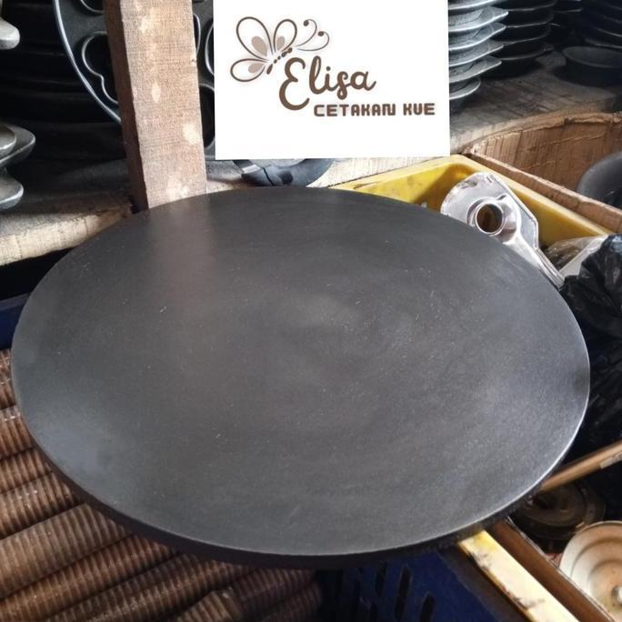 wajan kue crepes datar uk40 cm BESI BAJA COR ICA