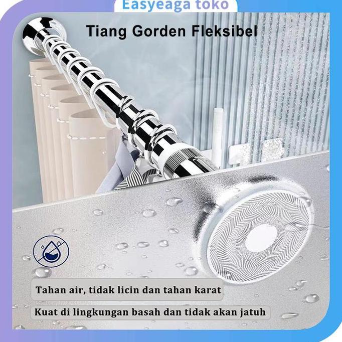 Tiang Gorden Fleksibel Besi Serbaguna