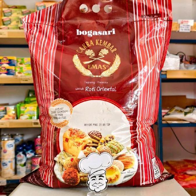 Tepung Cakra Emas Oriental 5Kg / Tepung Roti Oriental Cakra Emas 5Kg