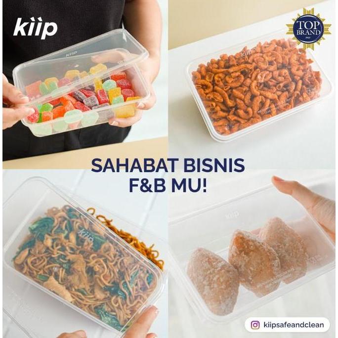 Kiip Thinwall/Thin Wall/Food Container/Box Plastik Makan 650 Ml 1 Dus