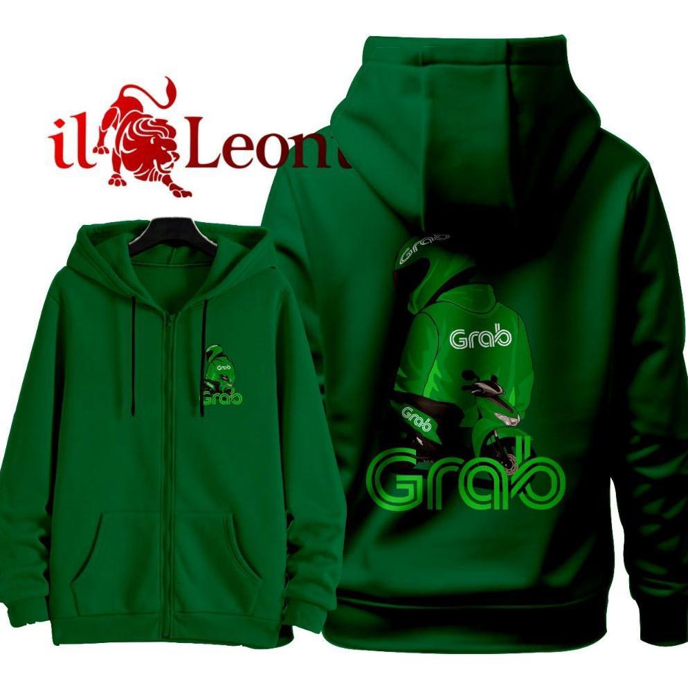 JAKET HOODIE Driver GRAB DESAIN BARU KEREN PRIA WANITA