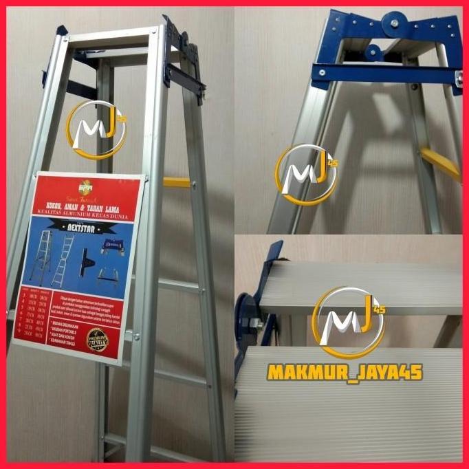 Tangga lipat | Tangga lipat aluminium | Tangga aluminium 150 cm - 2 m