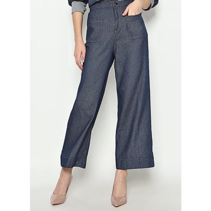 Denim Pants With Pocket By Brilliant Girl
