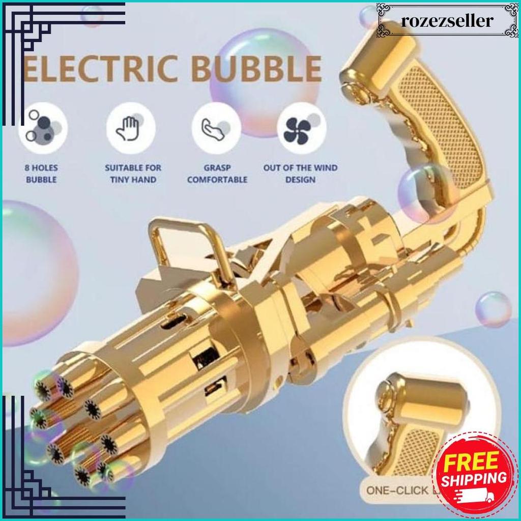 Mainan Bubble Gun Tembakan Gelembung Bubble Elektrik Trend Tiktok Bisa Cod