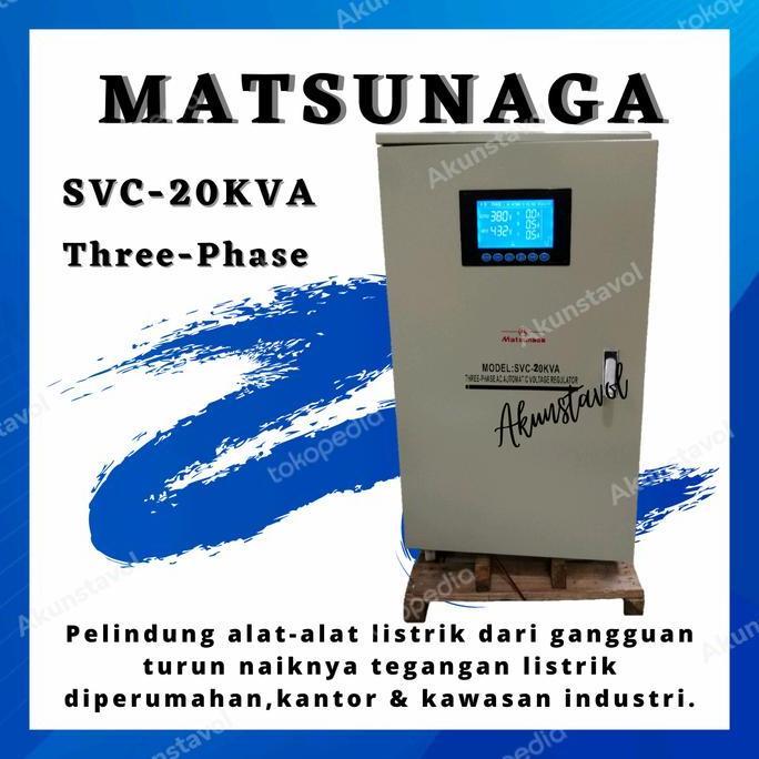 Stavolt Matsunaga SVC-20KVA Three Phase - Stabilizer Listrik 20000watt