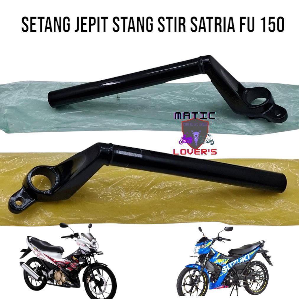 (HUA LI) SETANG JEPIT STANG STIR SATRIA FU 150 KANAN KIRI SET ORIGINAL