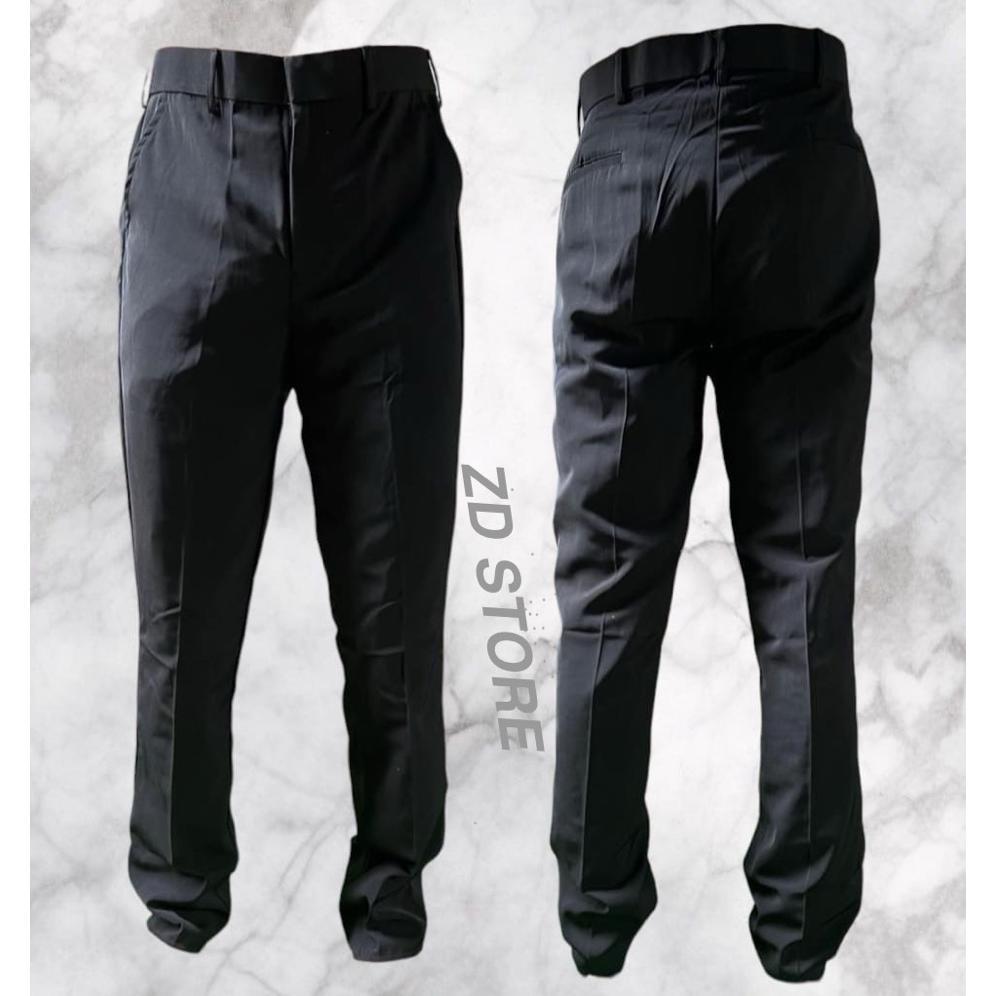 Celana PDH HITAM JATAH POLRI HALUS 2024 /Celana PDH POLISI/Celana Pendidikan POLRI