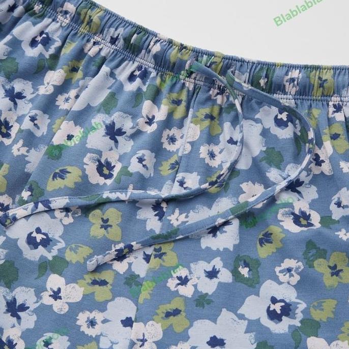 uniqlo t shirt short sleeve set piyama baju tidur wanita