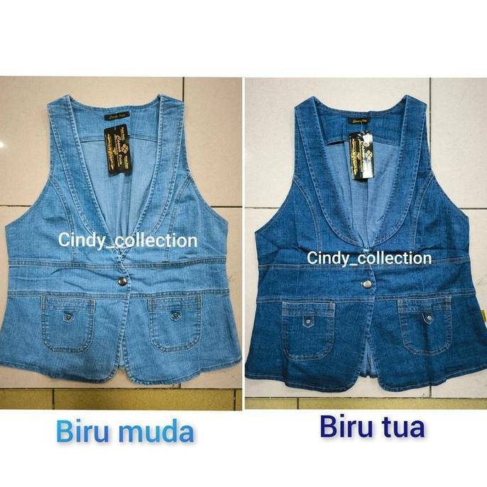 ROMPI JEANS DIKANCING SATU ROMPI JEANS WANITA ROMPI WANITA DENIM VEST JEANS ROMPI CEWEK