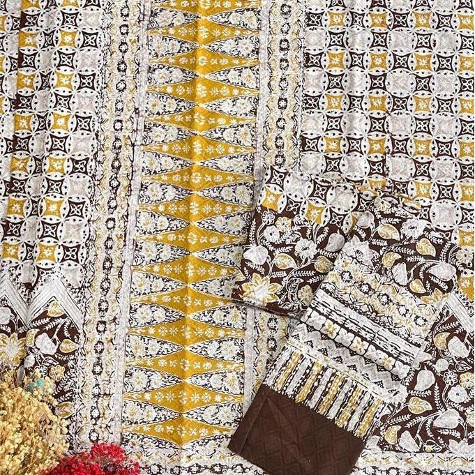 kain batik dobby sarimbit couple khas Cirebon batik Fariza