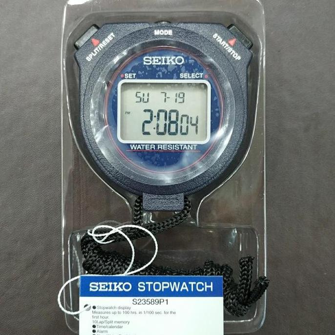 Stopwatch Seiko Original S23589P1 / S23589P / S23589 Garansi 1 Tahun