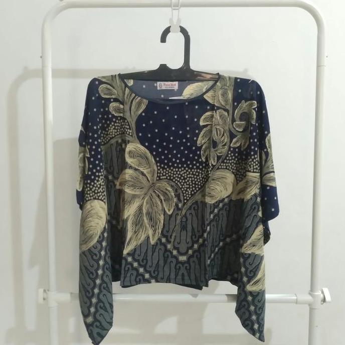 Blouse Atasan Batik Danar Hadi Modern Casual Bahan Paris Adem