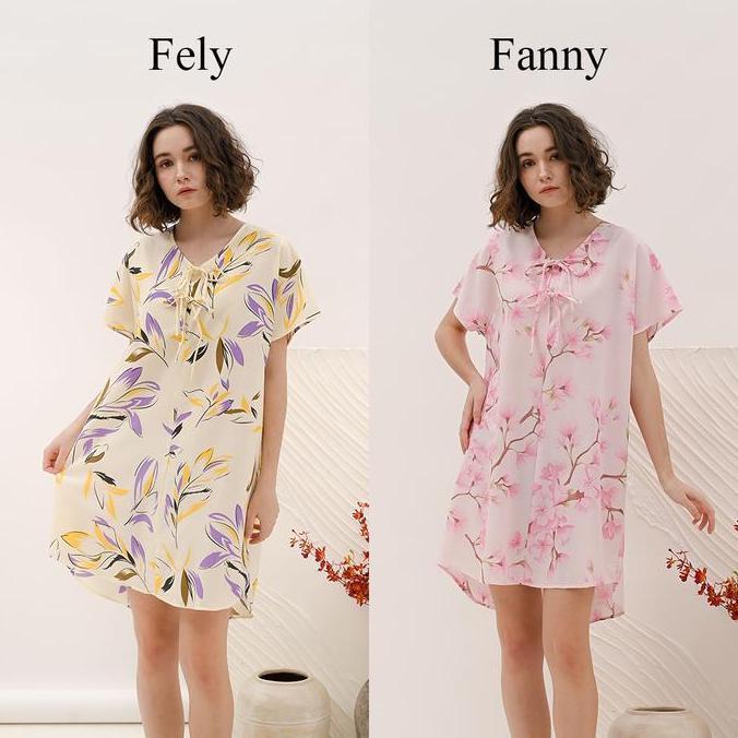 Amel Dress Cotton Collection - Meliana Liu Official Pajamas, Piyama, Baju Tidur
