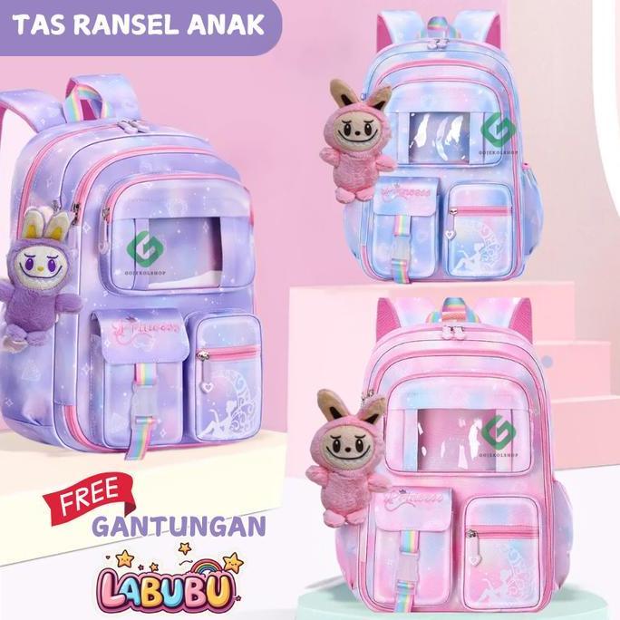 Tas sekolah anak perempuan sd smp anti air Fashion