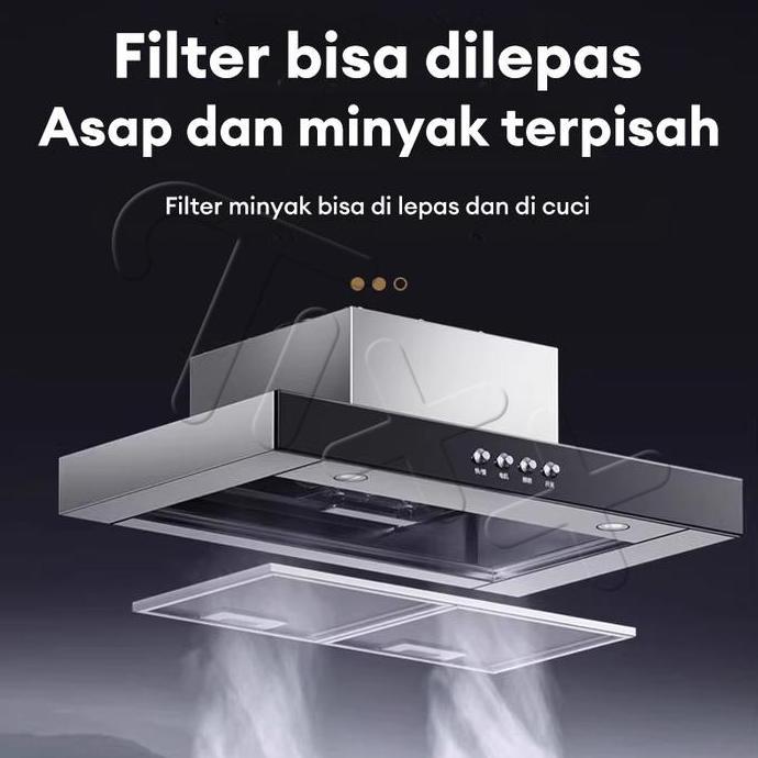 besar / 900Tixx Oven Hood,right - angle, flat and ultra - thin, Zero - sense Top Double - suction, H
