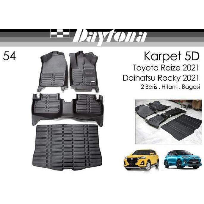 Promo DAYTONA Karpet 5D Toyota Raize Diskon