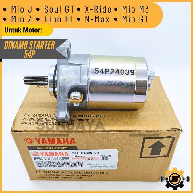 MOTOR STATER KUALITAS ORIGINAL YAMAHA 54P DINAMO STARTER MIO J MIO M3 NMAX OLD FINO FI SOUL GT XRIDE