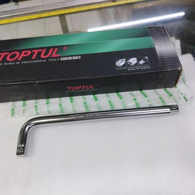 Sale Gagang Sok L 1/2" Panjang 10 Inchi - Toptul Afan 1610 - Offset Handle - Stang Sok L