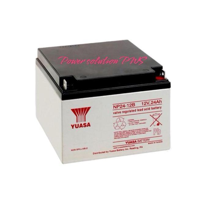 Aki Battery Kering Yuasa NP24-12B 12V 24Ah, Yuasa Battery 12V 24Ah Murah