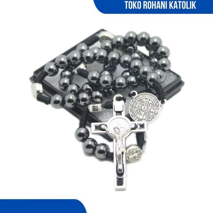 ROSARIO ITALY 8 MM (BATU BLUSTIN) / ROSARIO KATOLIK / KALUNG ROSARIO KATOLIK / ROSARIO PREMIUM / ROS