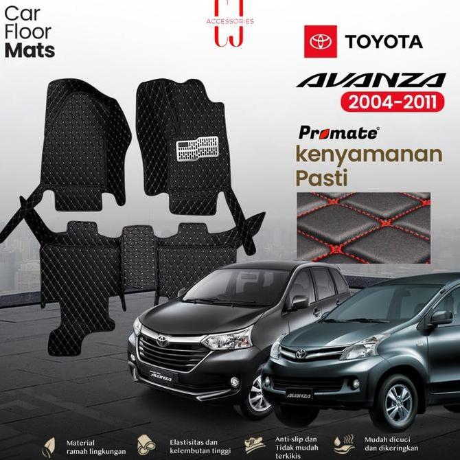 Promo [CJ] Karpet Mobil TOYOTA Avanza dan DAIHATSU Xenia 7D EXTRA Fullset PLUS CoilMat 2004 - 2021 C