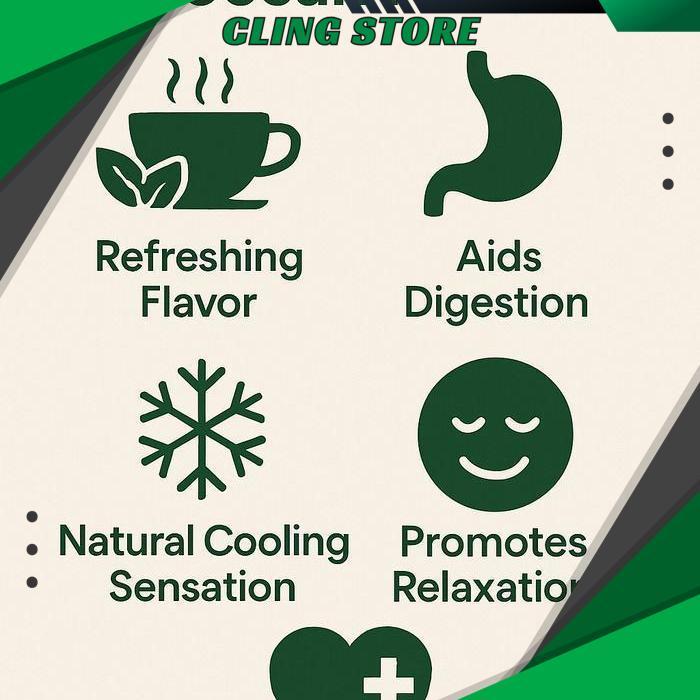 DOMBA COFFEE MORROCAN MINT TEA / TEH HIJAU MINT SEGAR(LOOSE LEAF) FREE ONGKIR