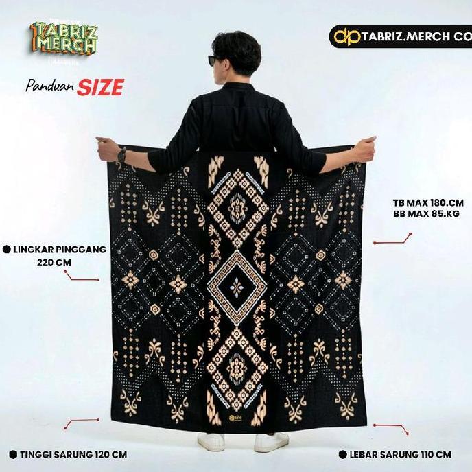 Miliki Sarung Batik Motif Balimun Hitam Pekalongan Pria/Wanita Exclusive Hand Made Kekinian Kain Kat
