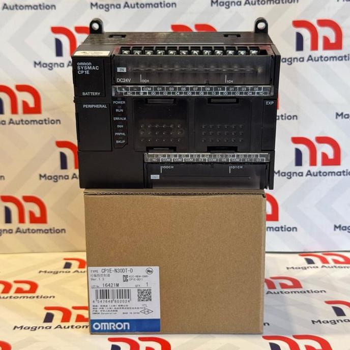 Update Omron PLC CP1E-N30DT-D CP1E-N30DT D OMRON PLC magn4 Buru Order