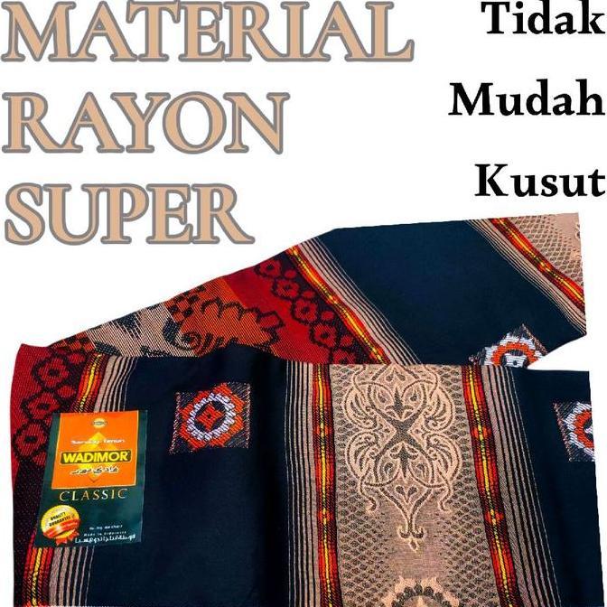 Spesial Sarung Wadimor Classic Jacquard Motif Bhs Premium Gold Bisa Cod