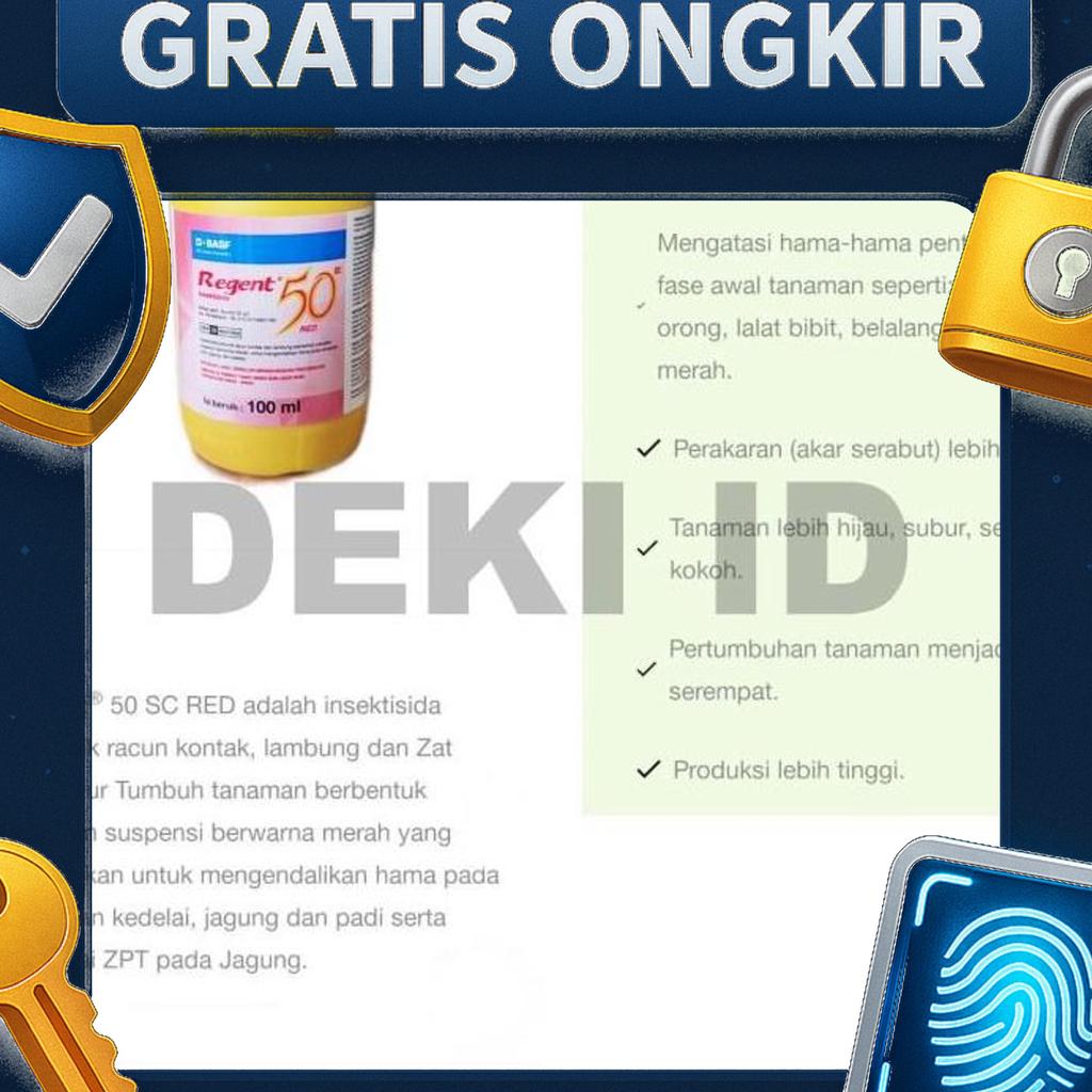 Regent 50Sc Insektisida Sistemik Plus Zpt 100 Ml Obat Hama Serangga