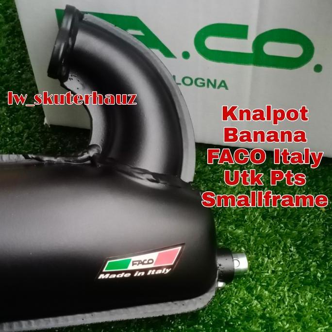 Knalpot FACO hitam utk smallframe pts dkk Terlaris