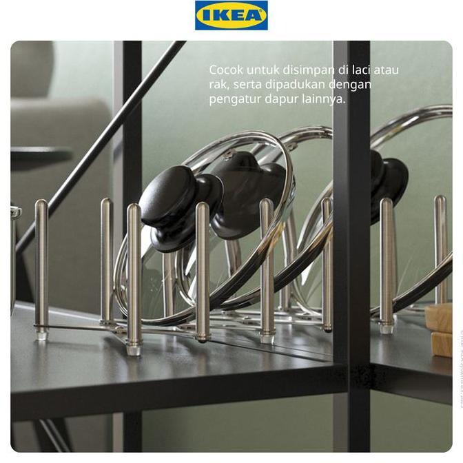 Ikea Variera Pengatur Tutup Panci Bahan Stainless Serbaguna
