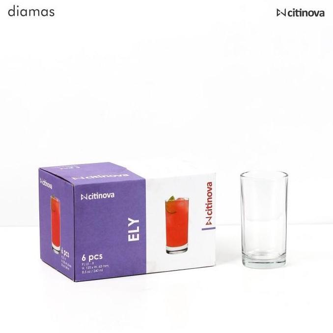 GELAS CITINOVA ELY | GELAS MINUM WATER GOBLET 6 PCS