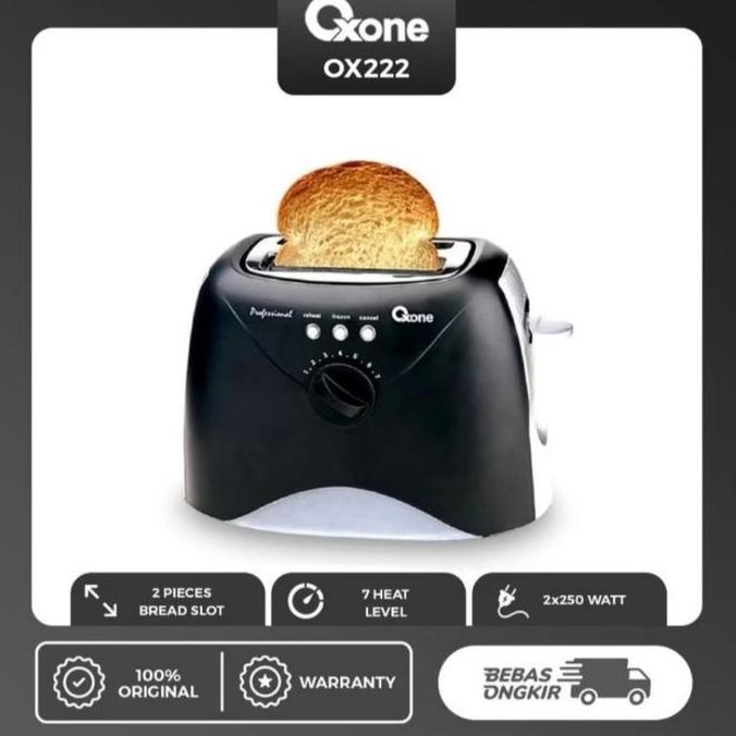 TOASTER OXONE/PEMANGGANG ROTI OXONE  Bread Toaster OXONE OX-222 Promo Premium