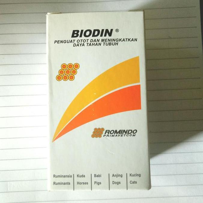 biodin 50 ml rhomindo atp penguat otot hewan