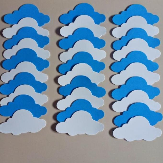 10 AWAN Hiasan Bahan Dekorasi Dinding, Kelas, Kamar, Gantungan Pojok Baca, Ruang Bermain sekolahan p