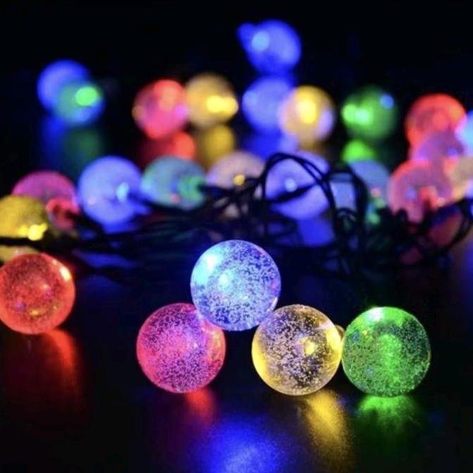 TUMBLER LAMPU NATAL CRYSTAL  BULAT BINTANG BULAN TWINKLE LED LAMPU TUMBLER  HIAS DEKOR RAINBOW COLOR