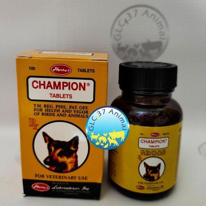 Champion vitamin suplemen filipin untuk ayam kucing anjing