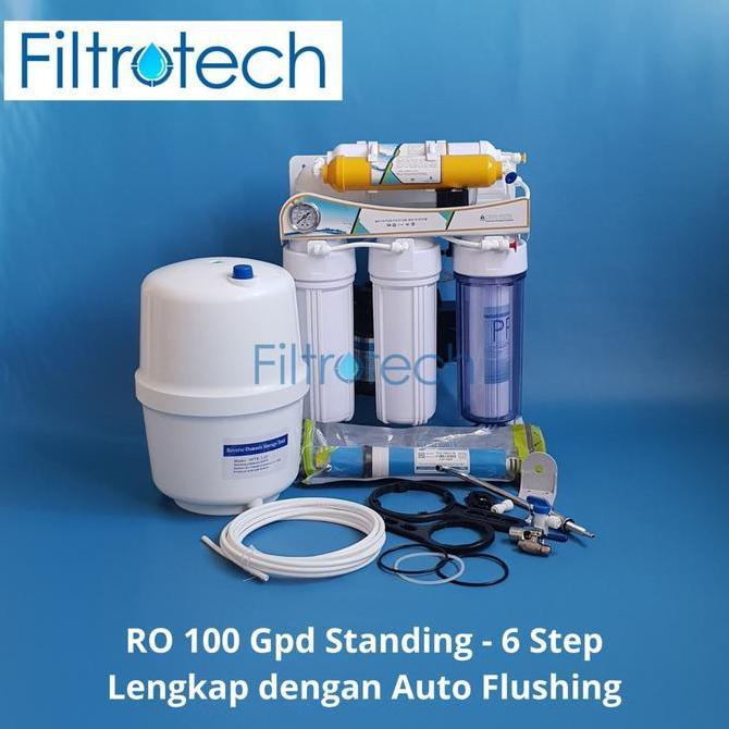 Mesin RO Reverse Osmosis / RO Undersink 100 gpd Standing Mesin RO Air Minum
