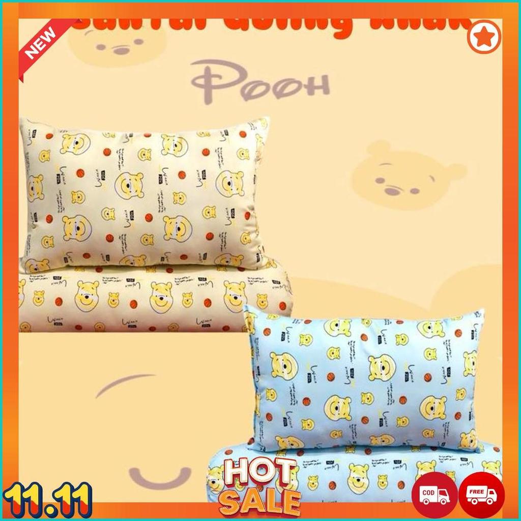 Ready Set Bantal Guling Anak Winnie The Pooh Head [B3]