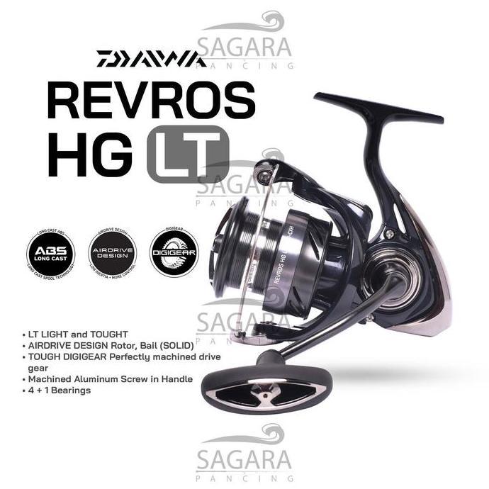 Reel Daiwa Revros HG LT Reel Pancing Spinning Power Handle