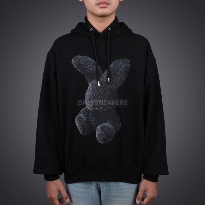 Adlv Fuzzy Rabbit Black Hoodie Terbaru Best Quality 100% Original