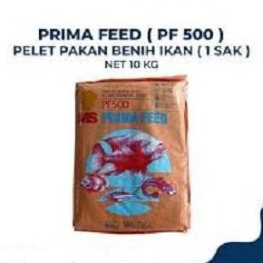 HARGA DISC - Pakan Benih Ikan PF 500 10 Kg PRIMA FEED 500 10 kg Pelet Benih Ikan PF500 10kg ( Fresh 