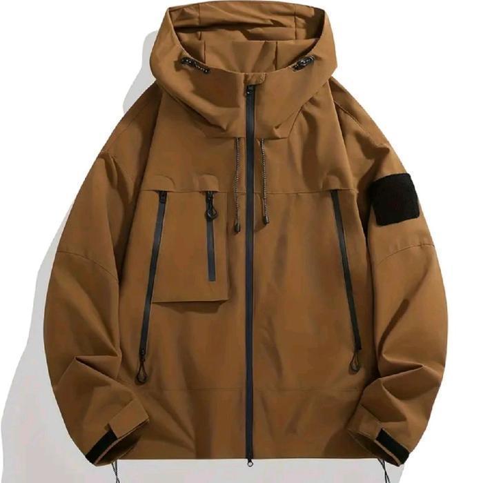 Bcj Jaket Outdoor Windbreaker Casual Parka Tebal Waterproof Outer Pria Wanita New Best Quality 100% 