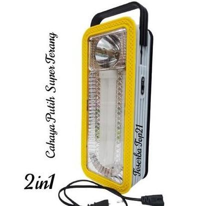 New- LED EMERGENCY / Lampu Emergency 2in1 Lampu Cas Super Terang