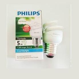 New- Bohlam PHILIPS TORNADO Lampu PHILIPS TORNADO / Lampu ULIR